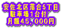�����k�旎���Q���� �ݑ݃}���V�����Q�O�P�� �@�@���ԏ�P��t �ƒ��T�T�C�O�O�O�~�@�R�c�j 